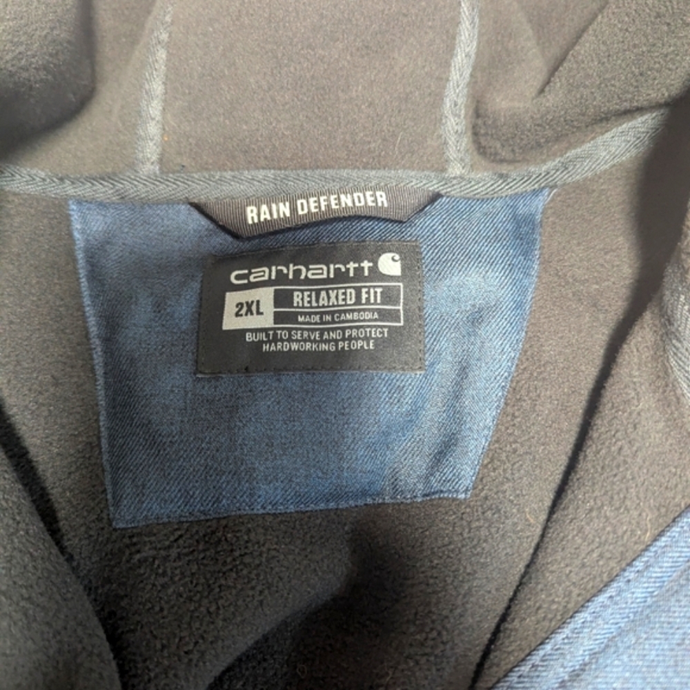 Carhartt Heavyweight Rain Defender Jacket- Relaxed Fit - Picture 3 of 7